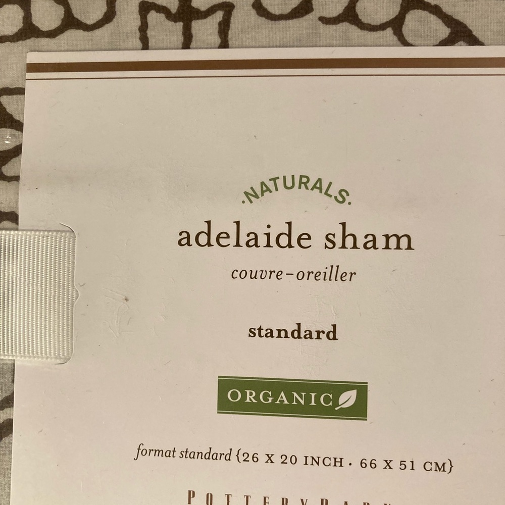 NWT Pottery Barn Adelaide standard shams - Picture 5 of 6